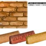 آجر قراقی نما طرح پلاک در چهار رنگ زرد.پوست پیازی.گلبه ای.قرمز