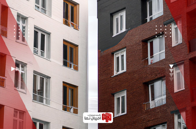 نگاهی به تفاوت نمای آجری ساختمان با نمای سنگ ساختمان و آپارتمان