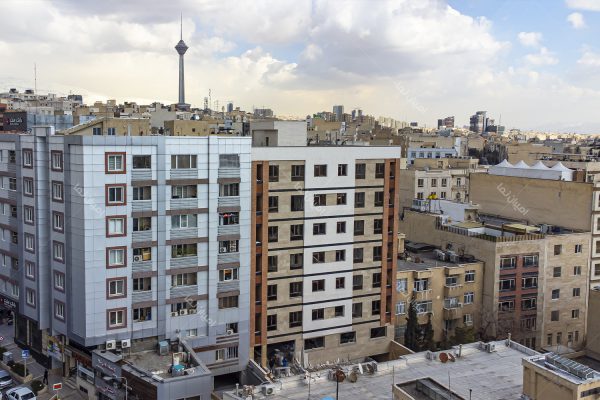 ویو و عکس نمای ساختمان ترکیبی سنگ و آجر قزاقی، آجر سفید و آجر انگلیسی