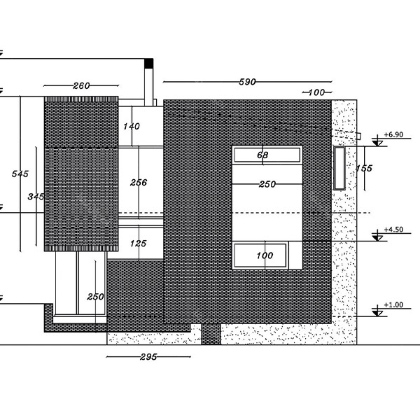 نقشه طراحی نما ویلا چند طبقه
