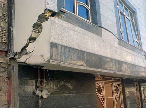 مشکلات نمای ساختمان