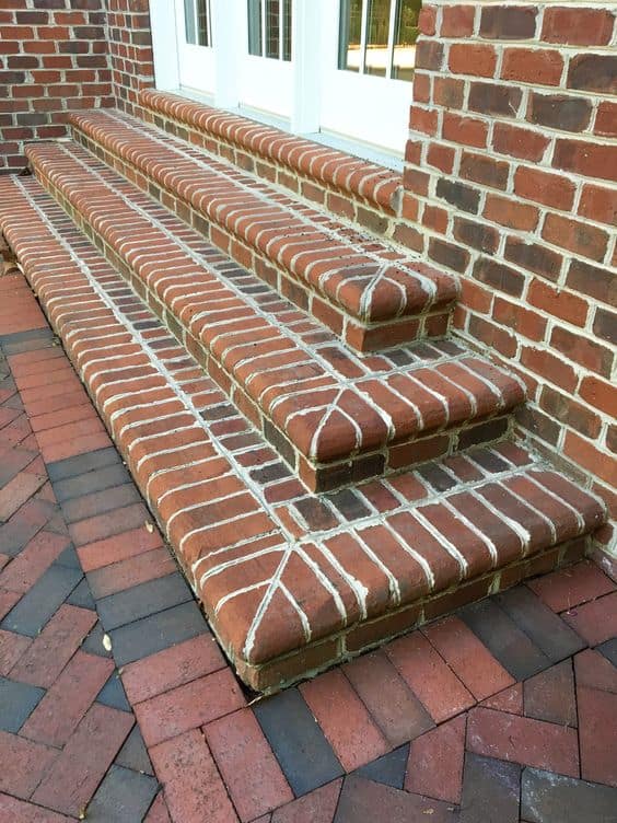 brick staircase design ideas 1